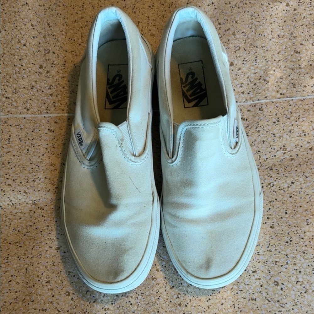 Vans white Slip-On Shoes